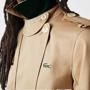 Lacoste Cotton Trench Coat (size 34)
